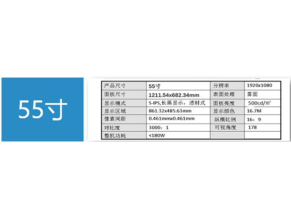 極窄邊框（1.7毫米邊框到邊框